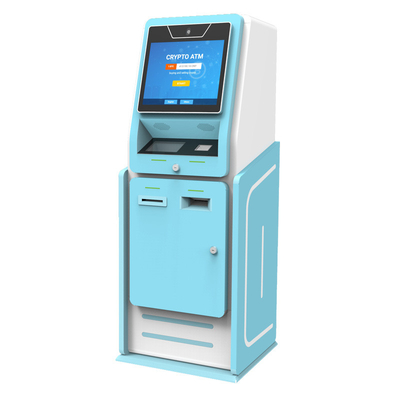 Centrum handlowe Ekran dotykowy Bitcoin ATM Kiosk z kryptowalutami, wolnostojący