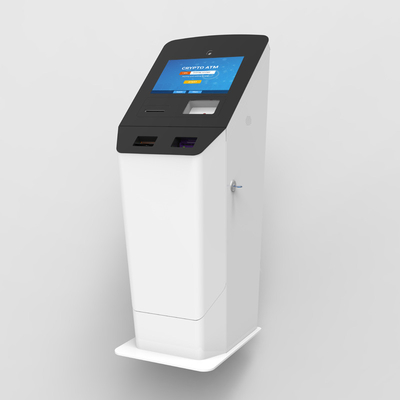 System Windows 15,6-calowy dwukierunkowy kiosk Bitcoin ATM z dozownikiem gotówki